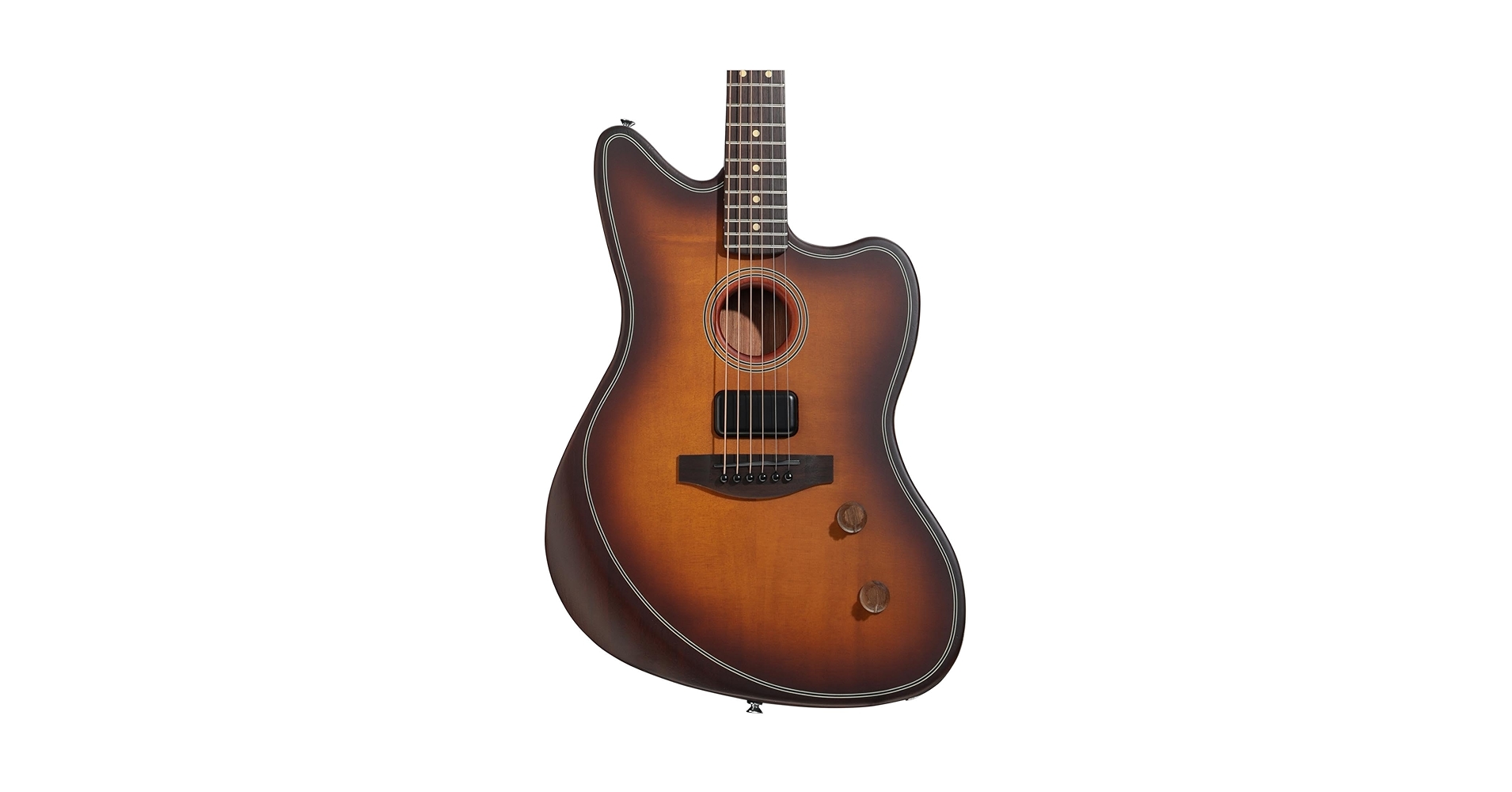 Amazon.com: Fender Acoustasonic Standard Jazzmaster Acoustic